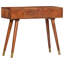 Console en bois d'acacia massif 35,4 po x 13,8 po x 29,9 po Union Rustic