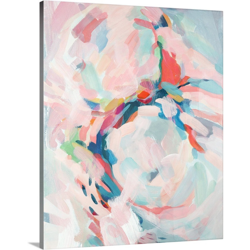« coton bonbon ii »-reproduction d’art, Toile tendue, H 45 po x l 36 po x P 1,25 po
