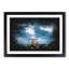 Lifeguard Hut On Miami Beach Florida Paint Splash - Picture Frame Graphic Art-56865369-56865375