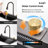 30" L Drop-In Single Bowl Stainless Steel Kitchen Sink Workstation Sink with Faucet, Cutting Board and Basket Strainer