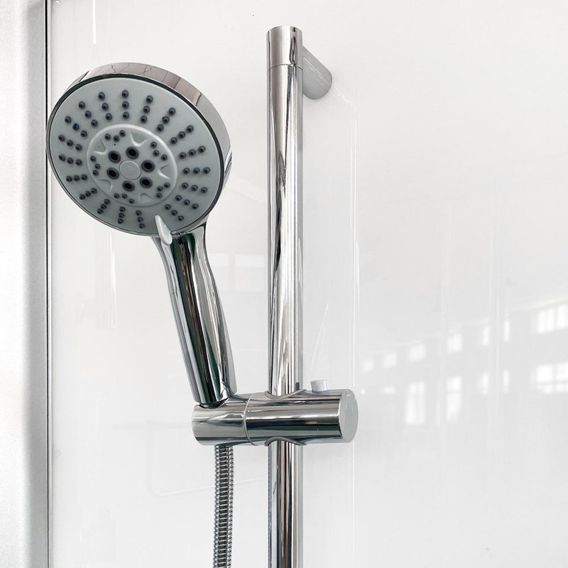 Vidalux Pure Square Hydro Shower, 230cm H x 80cm W x 80cm D, White