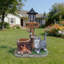 Statue chat pour jardin