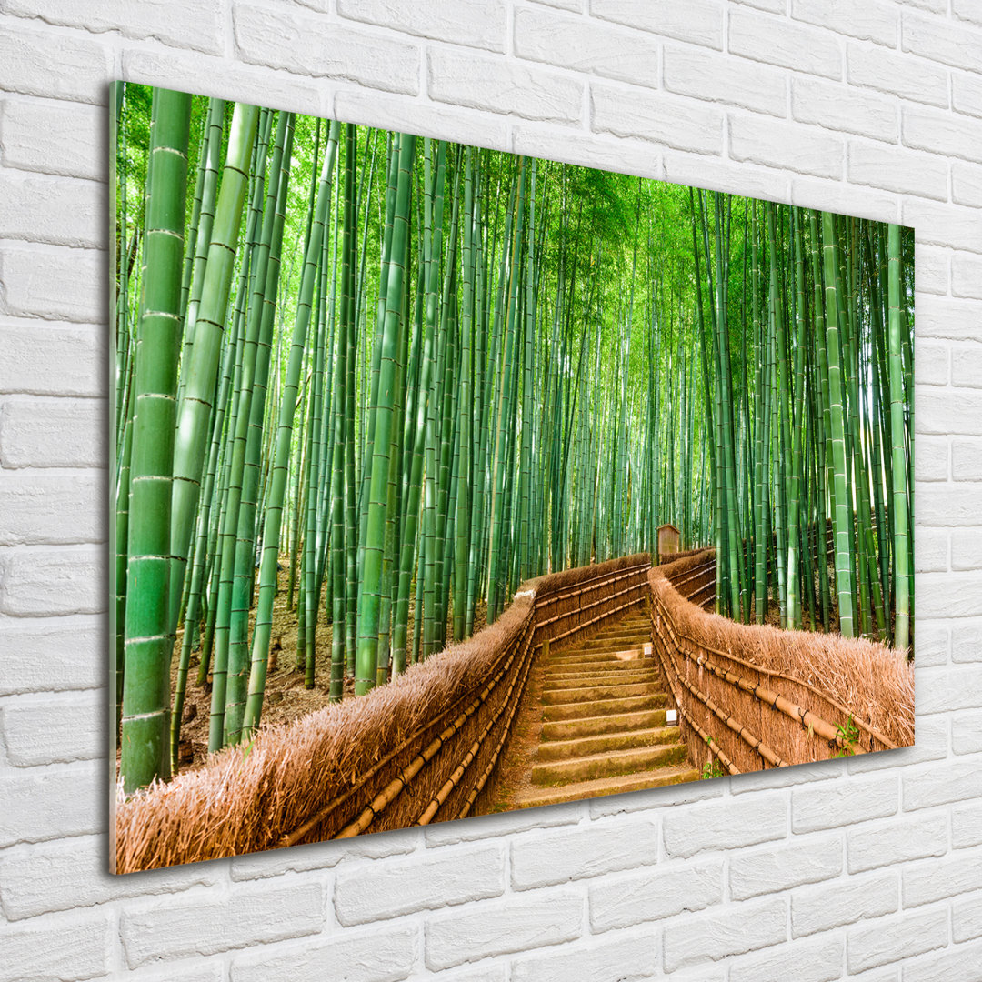 Glasbild Bamboo Forest