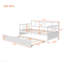 Lit de jour simple en bois avec lit gigogne simple, blanc-726252577