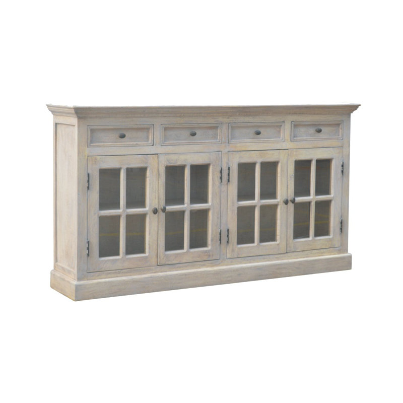 Bordelon 165cm Solid Wood Sideboard