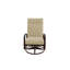 Chaise berçante pivotante réglable avec coussins Askar-26026978-26024522-26026972