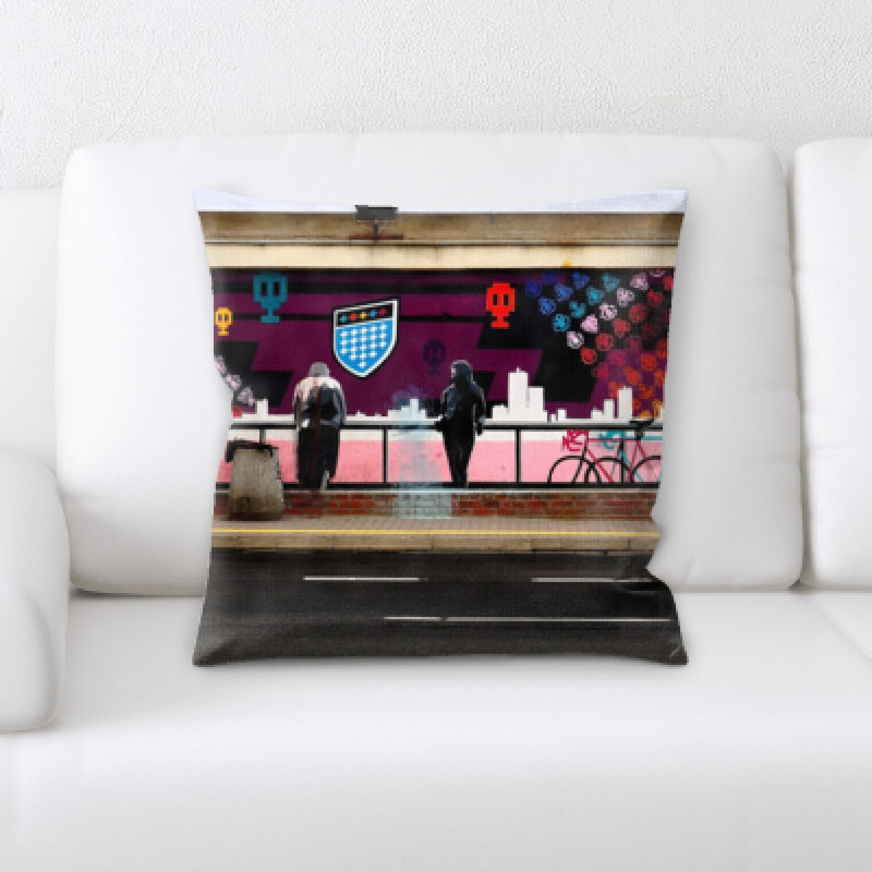 Microsuede Throw Pillow