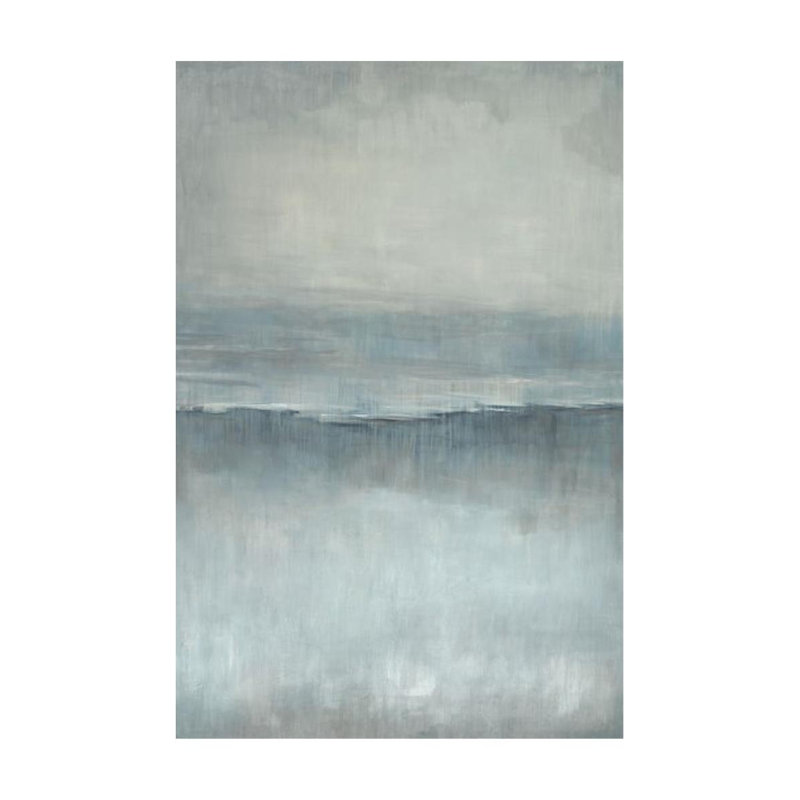 Brouillard par D'Alessandro Léon - Peinture, Image au pinceau gel, H 71 po x l 47 po