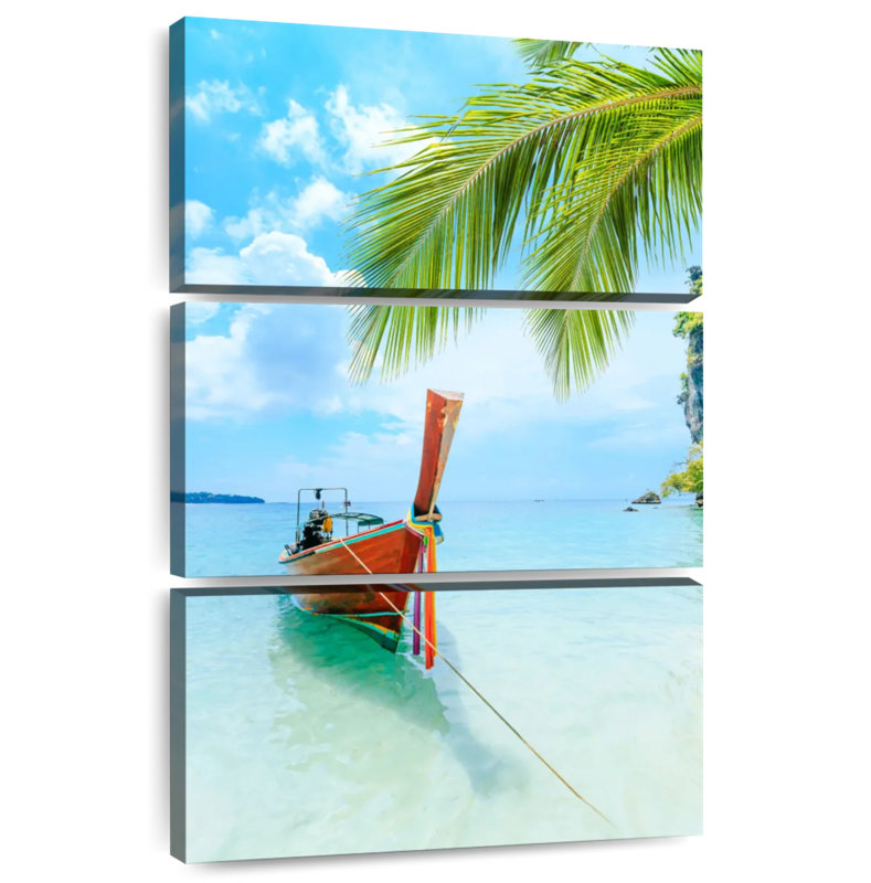 Mehar Long-Tail Boat In Phuket, 57" H x 36" W