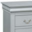 Table de chevet 2 tiroirs Platinum