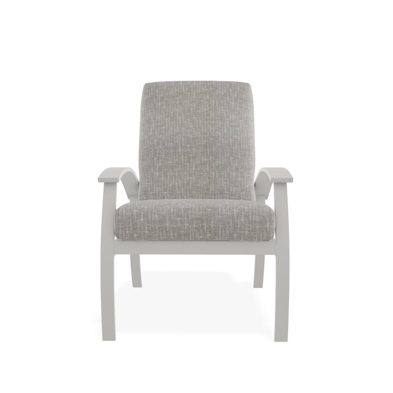 Belle Isle Outdoor Lounge Chair, Huskie, Snow