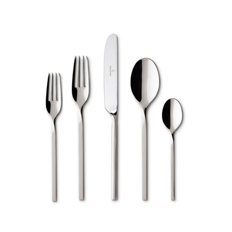 Modern Stainless Steel 20-Piece Flatware Set