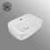 The Renovators Supply Inc. 16.37'' Ceramic, White Ceramic Rectangular Bathroom Sink