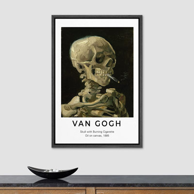 " Skull With Burning Cigarette " by Vincent Van Gogh