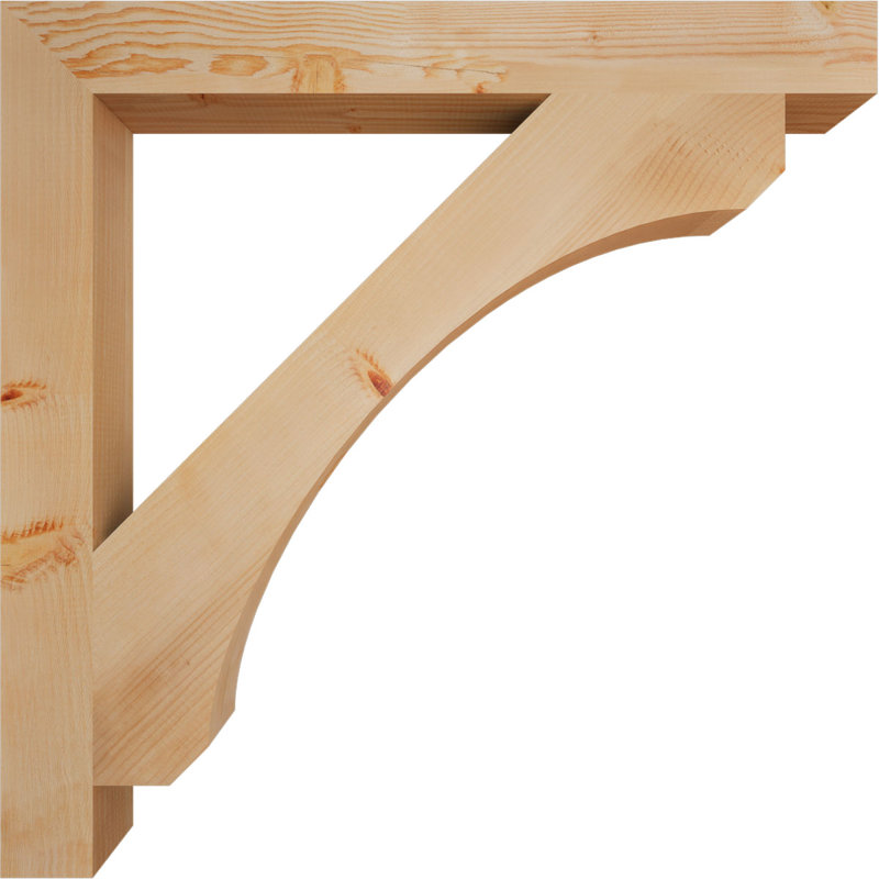 Support en bois rustique Legacy Block, Sapin de Douglas, Lisse, H 38 po x l 3,5 po x P 38 po
