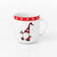 Waterside 4 Pack Nordic Gnome Christmas Porcelain Mugs