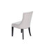 Chaise capitonnée beige rembourrée -665984343-580247408