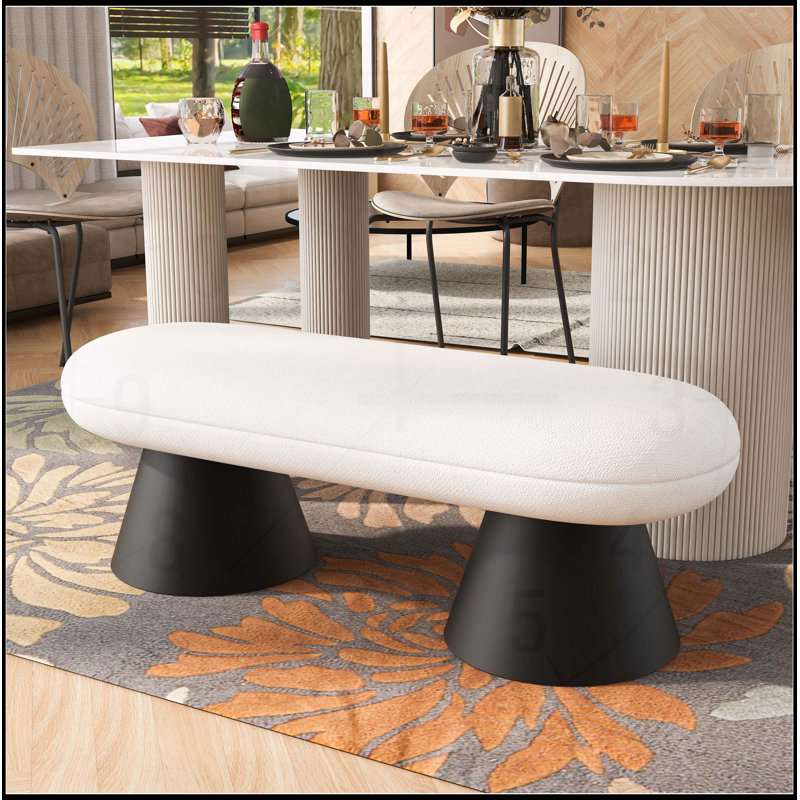 Versatile Upholstered Ottoman Bench for Various Rooms, Enhancing Comfort and Style