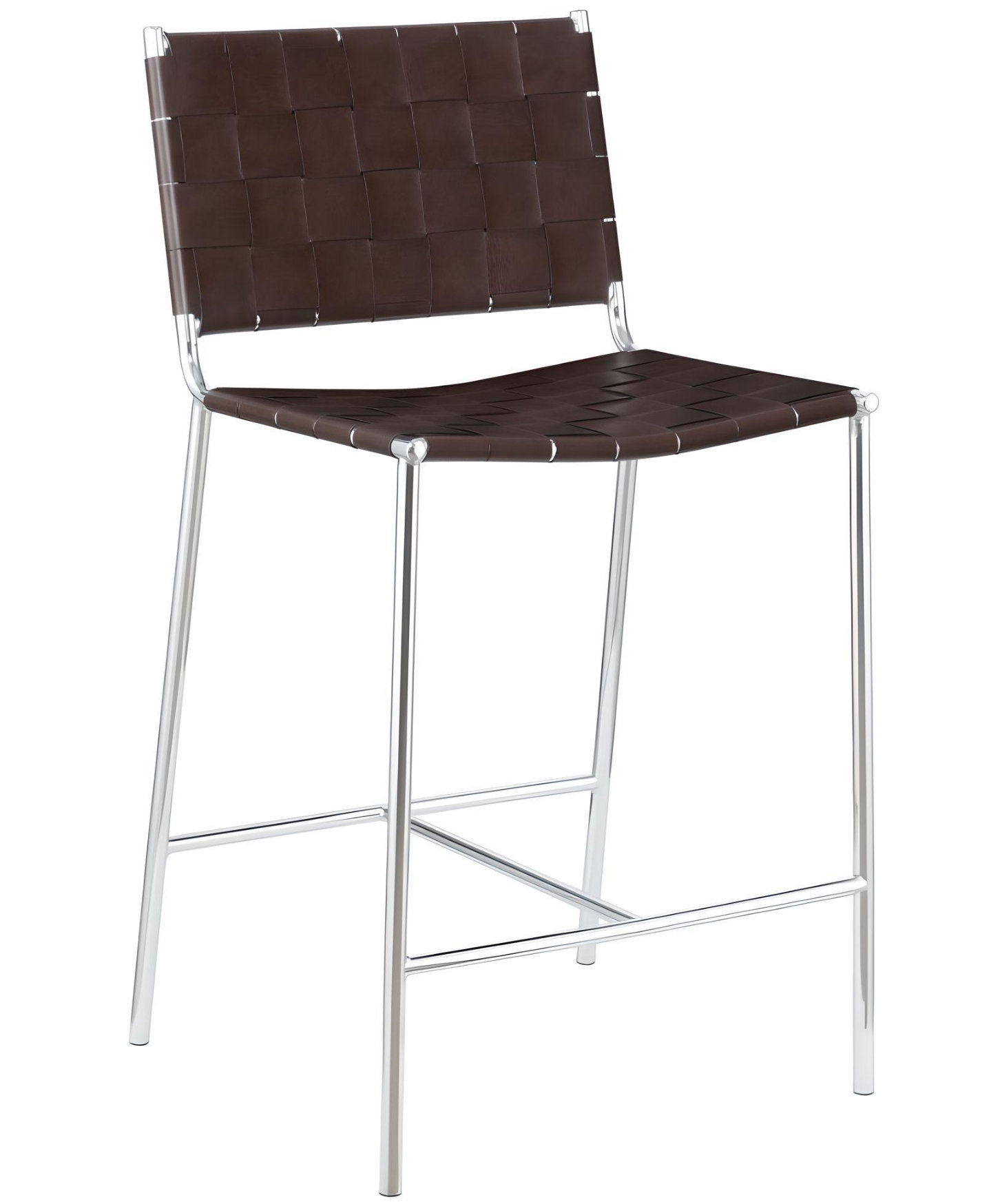 Latitude Run® Adelaide Upholstered Counter Height Stool With Open Back