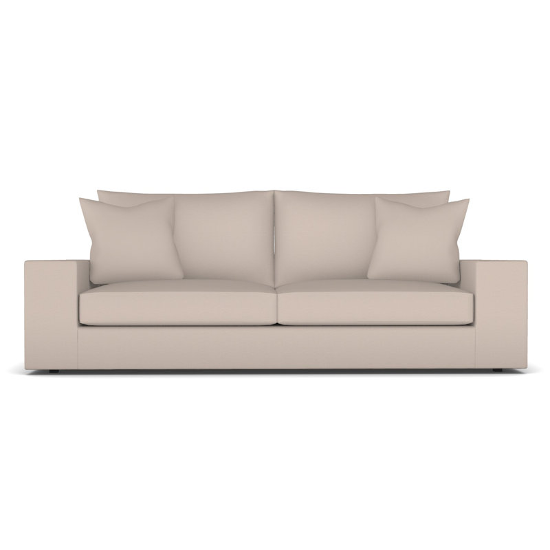 Lucca Two Seat Sofa, Casa Blanca, Jiggles Fawn