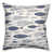 Blanc / bleu marine sélectionné