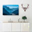 Blue Mountains In Sikkim India In Abstract - Wrapped Canvas Print-55316273
