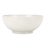 French Perle Groove White Groove 64 fl oz. Serving Bowl