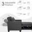Latitude Run 36.6" Wide Convertible Chair 3-In-1 Pull Out Sleeper Futon Chair Beds with USB-185116634