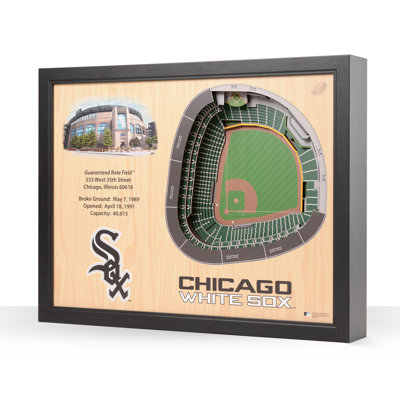 Art mural 3D MLB 25 couches StadiumViews