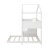 Twin Over Full House Bunk Bed With Blackboard And Storage Staircase-119285466