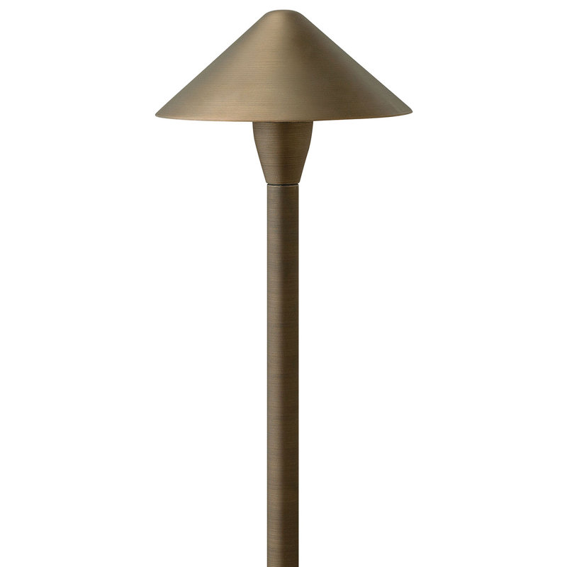 Éclairage de sentier à basse tension, Bronze mat, H 16 po x l 8 po x P 8 po