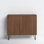 Buffet décoratif 2 portes Azerion avec 2 tablettes réglables-1509963199