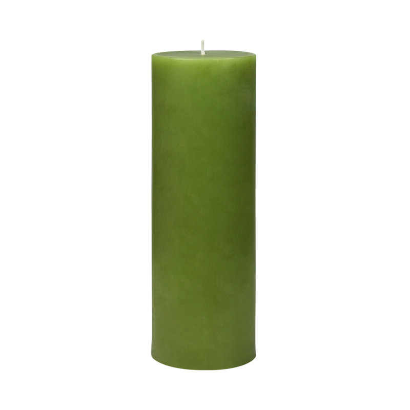 Bougie flottante 2 x 6 pouces, 1, Vert sauge, H 9 po x l 3 po x P 3 po