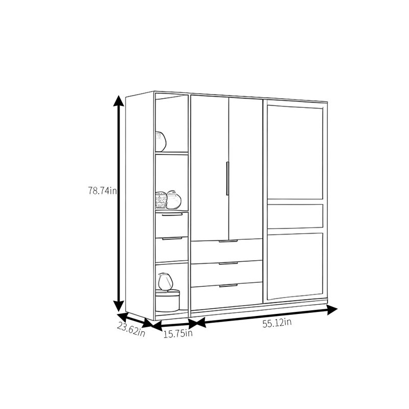 Loken, H 78,74 po x l 70,87 po x P 23,62 po