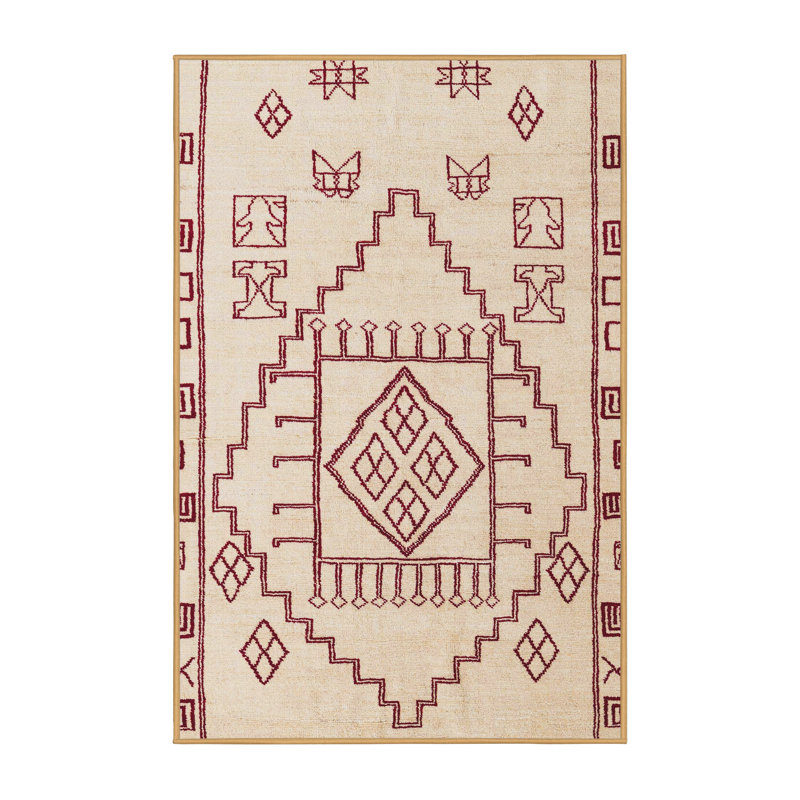 Tapis abstrait moderne 5071, Rectangle 7 pi x 9 pi