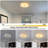 11.8" Led Round Flush Mount Ceiling Light With Alabaster Shade-2036262479