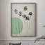 Impression florale vintage encadrée LX III - bois massif-513391824