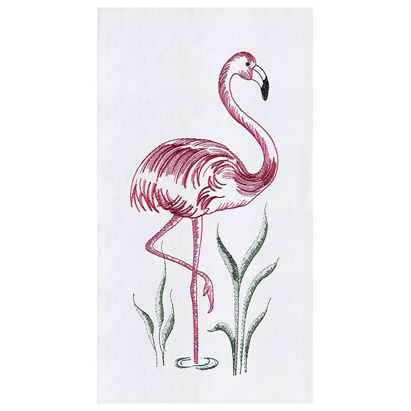 Serviette de cuisine Flamingo