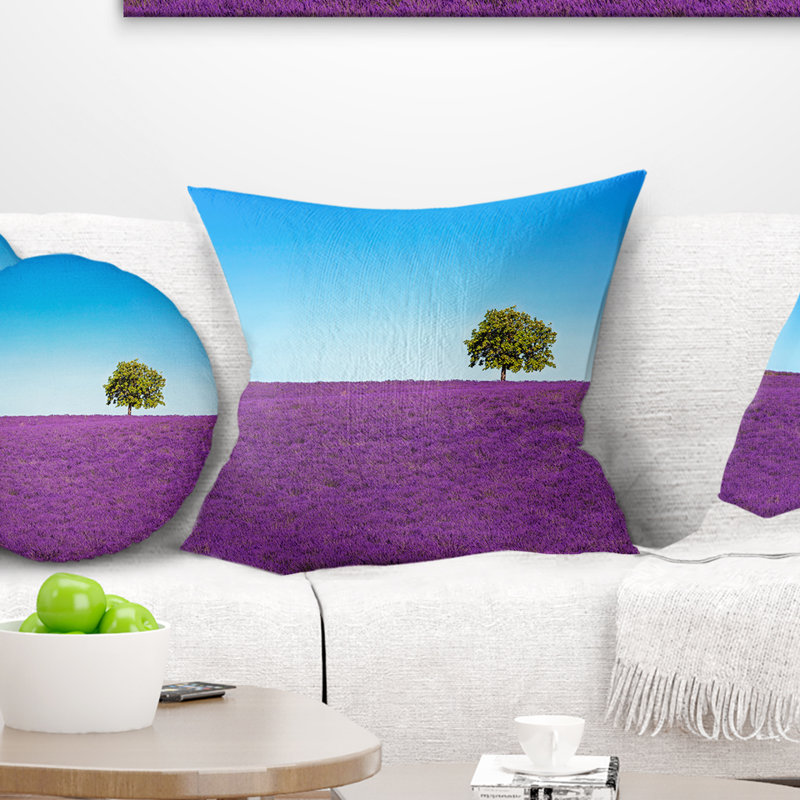 Coussin réversible Landscape, Carré 16 po, Coussin décoratif