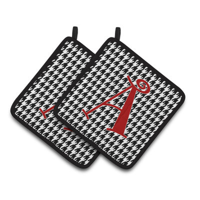 Cuisinier poignée Houndstooth