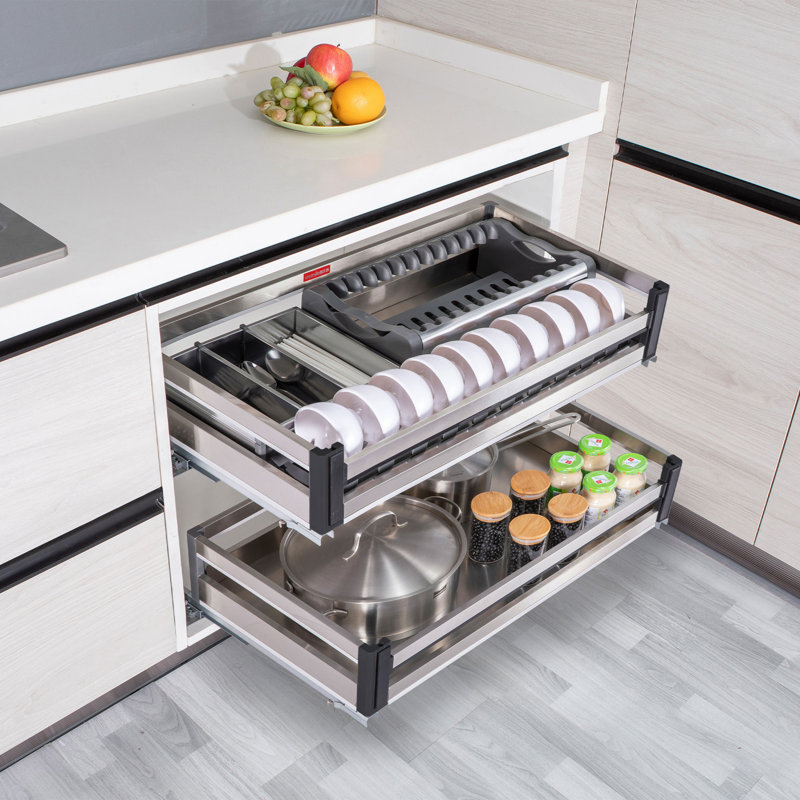 Sahale Under Shelf Basket, 17cm H x 51.40cm W x 43cm D