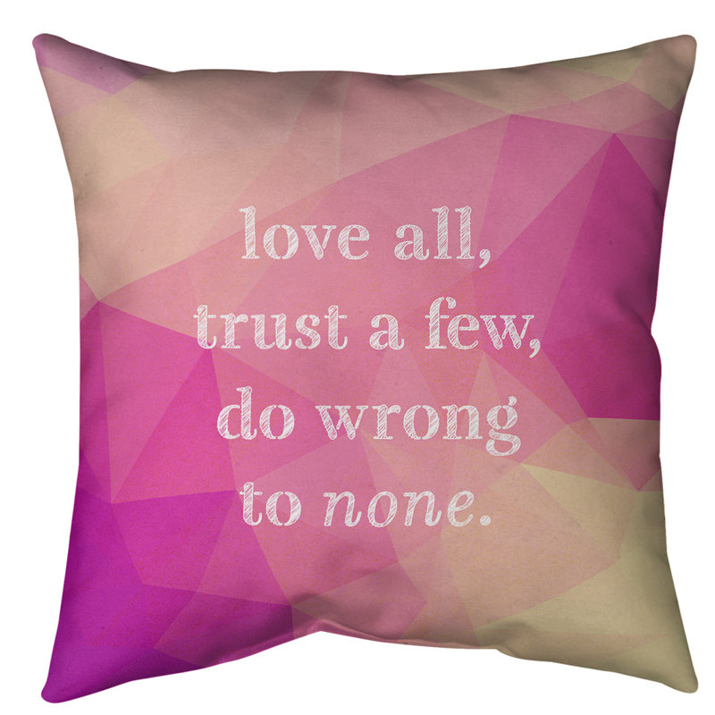 Coussin de sol, 40 po x 40 po, Rose / beige