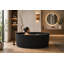 Vast Studio Freestanding Round Bathtub – Solid Surface Deep Soaking Tub with Minimalist Spa-Inspired Modern Design & Seamless Matte Luxury Finish-1810137106