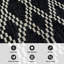 Tapis noir et blanc Modern Modern-773668596