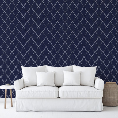 Medina Trellis Peel and Stick Wallpaper