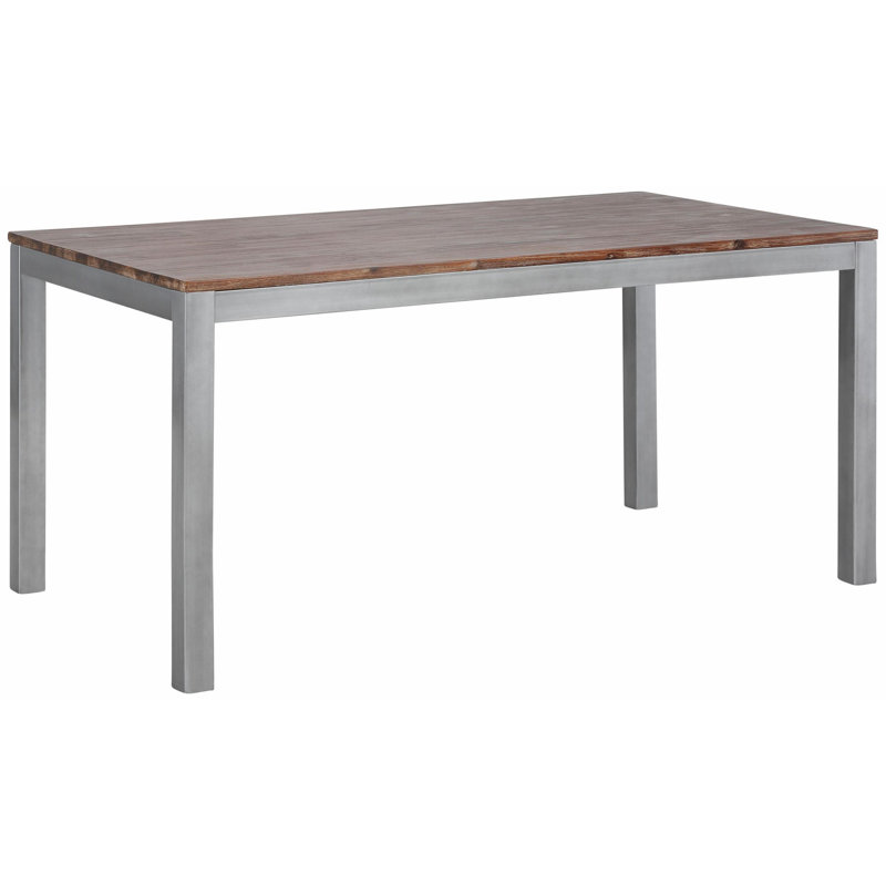 London Dining Table Solid Wood Top, 75cm H x 200cm L x 90cm W 