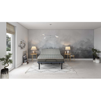 Matelas hybride Copper Lux 14 po avec couche de confort à mémoire de forme et système de ressorts