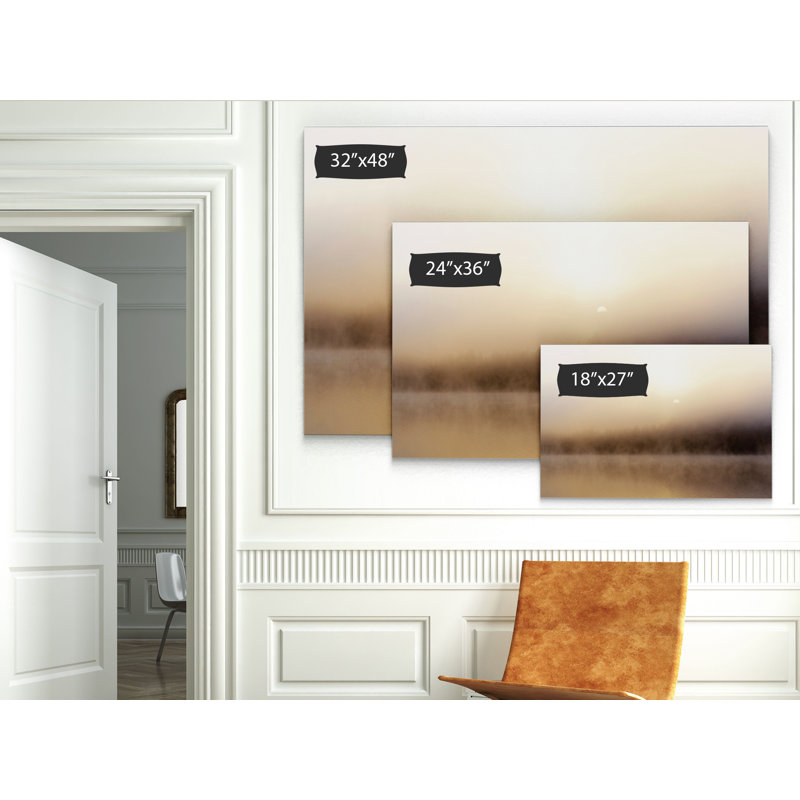 « break of aube », reproduction de peinture à l’huile sur toile tendue, H 32 po x l 48 po x P 1,5 po
