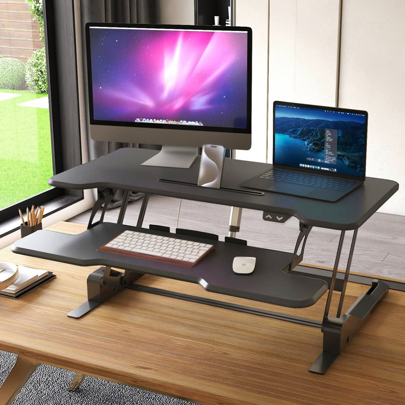 Convertisseur de bureau rectangulaire à hauteur ajustable l 38 po Mount-It