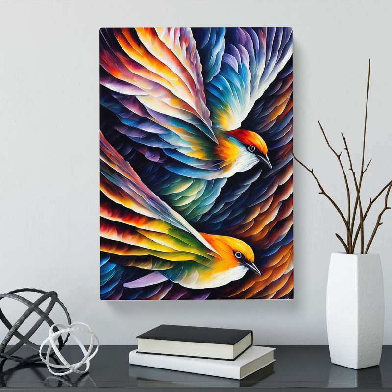 Jazelle Swallow Bird Vol.2 - Wrapped Canvas, 50cm H x 35cm W x 3cm D